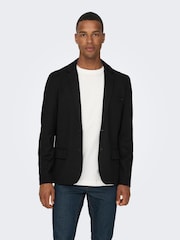 Only & Sons Black Smart Tailored Blazer - Image 4 of 7