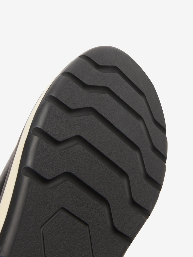 Joules Black Leather Boots - Image 7 of 7