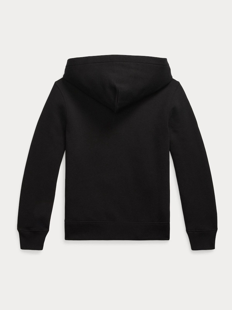 Polo Ralph Lauren Black Logo Jersey Hoodie - Image 6 of 6 Polo Ralph Lauren Black Logo Jersey Hoodie - Image 6 of 6