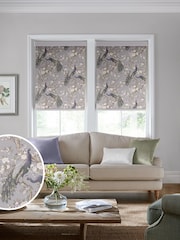 Laura Ashley Purple Belvedere Made To Measure Roller Blind - Image 1 of 6