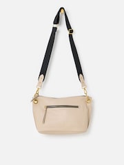 Oliver Bonas Cream Slouch Cross-Body Bag - Image 2 of 7