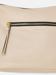 Oliver Bonas Cream Slouch Cross-Body Bag - Image 5 of 7