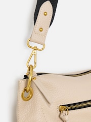 Oliver Bonas Cream Slouch Cross-Body Bag - Image 6 of 7