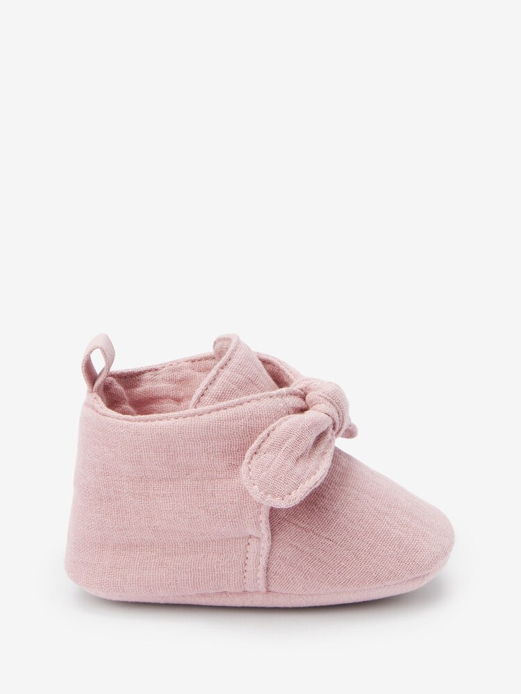 Pink Bootie Baby Shoes (0-18mths) - Image 4 of 8