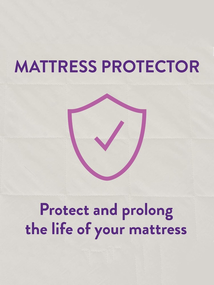 Slumberdown White Cosy Nights Mattress Protector - Image 2 of 6