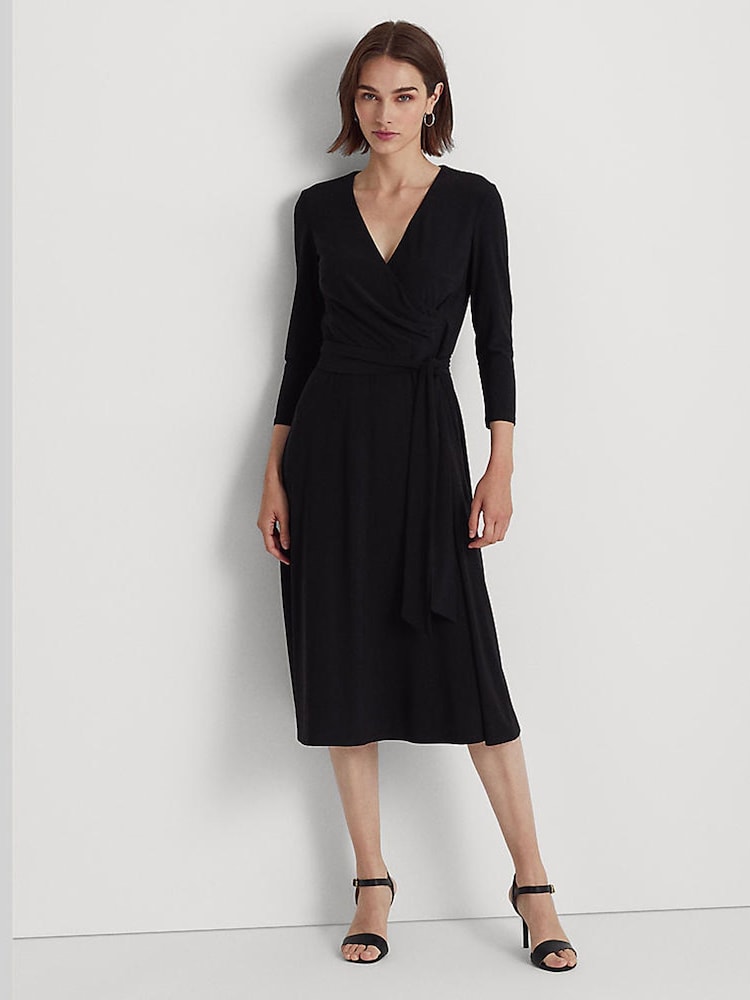 Lauren Ralph Lauren Carlyna Black Dress - Image 1 of 8