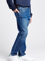 Lee Mid Blue Boys Straight Fit Daren Jeans - Image 3 of 8