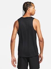 Nike Black Dri-FIT Miler Running Vest Top - Image 2 of 11