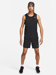 Nike Black Dri-FIT Miler Running Vest Top - Image 3 of 11