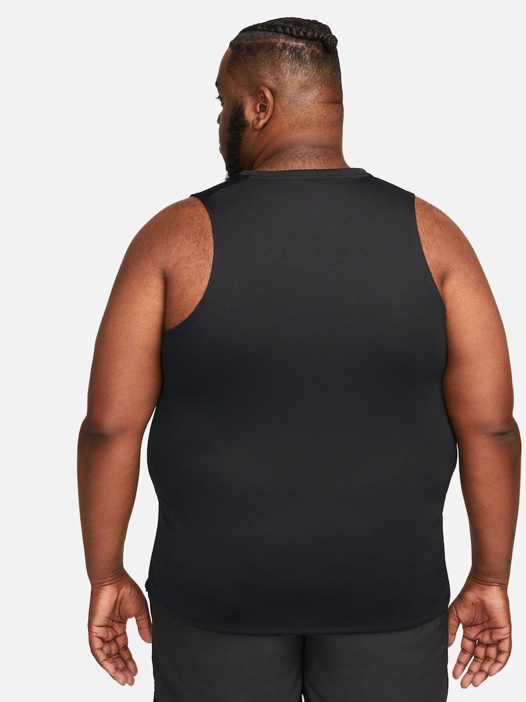 Nike Black Dri-FIT Miler Running Vest Top - Image 5 of 11
