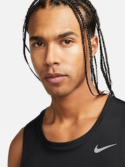 Nike Black Dri-FIT Miler Running Vest Top - Image 7 of 11