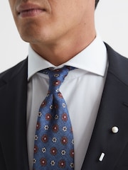 Reiss Silver Ardley Pearl Lapel Pin - Image 3 of 4