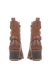 Pavers Natural Pavers Heeled Biker Boots - Image 5 of 5