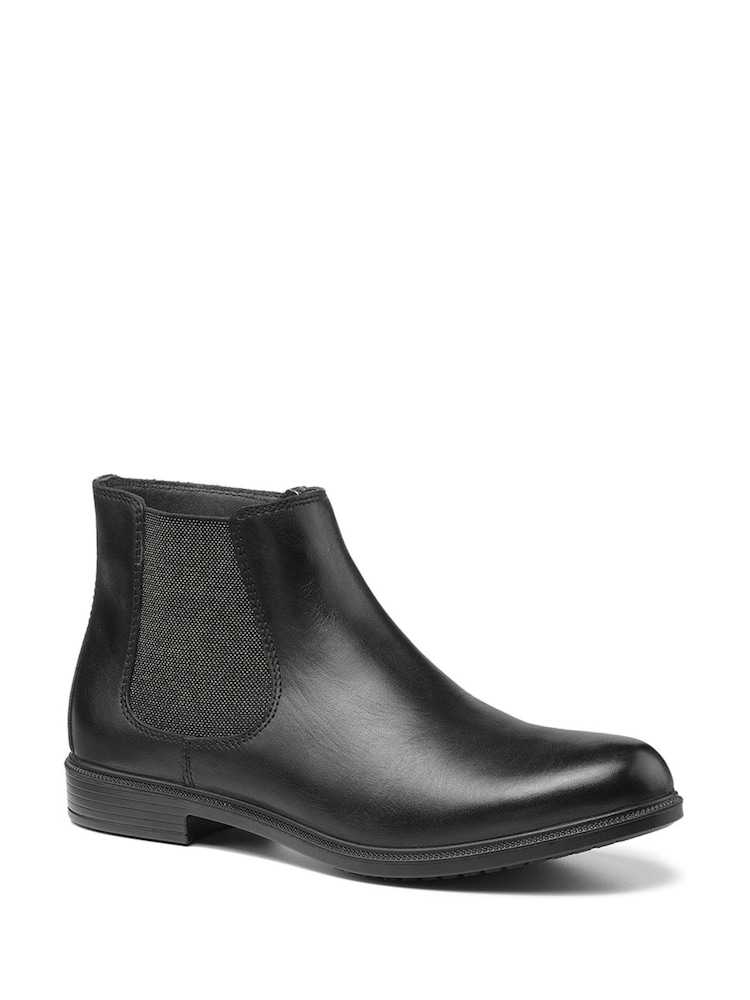 Hotter Black Wide Fit Tenby Zip Fastening Boots - Image 2 of 5