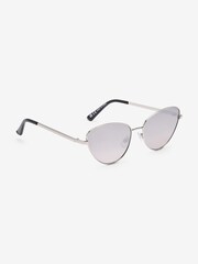 Silver Metal Cateye Frame Sunglasses - Image 2 of 6