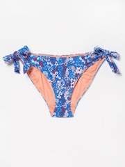 FatFace Blue Floral Bikini Bottoms - Image 1 of 1