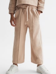 Reiss Camel Amina Junior Drawstring Stripe Joggers - Image 3 of 6