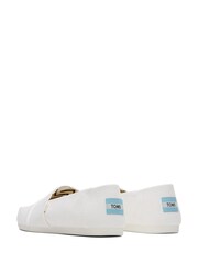 TOMS Alpargata White Shoes - Image 3 of 4