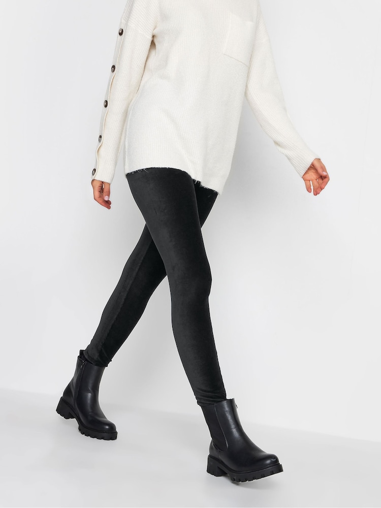 Long Tall Sally Black Cord Leggings - Image 1 of 3 Long Tall Sally Black Cord Leggings - Image 1 of 3