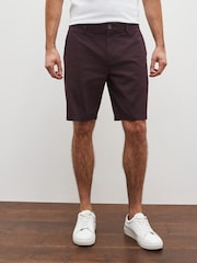 Burgunderrot - Stretch-Chinoshorts - Bild 1 von 8