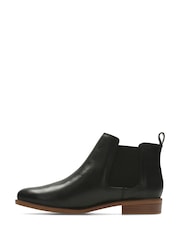 Clarks Black Leather Taylor Shine Boots - Image 2 of 7
