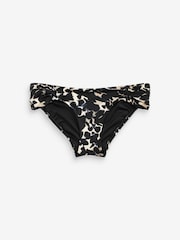 Mint Velvet Animal Brazilian Ruched Side Bikini Briefs - Image 1 of 2