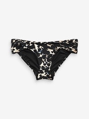 Mint Velvet Animal Brazilian Ruched Side Bikini Briefs - Image 2 of 2