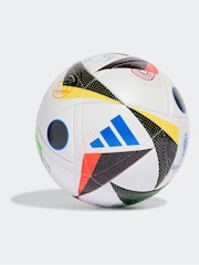 adidas White/Blue Performance Euros League Football - Image 2 of 4