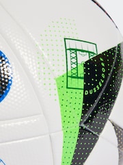 adidas White/Blue Performance Euros League Football - Image 3 of 4