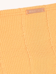 Mint Velvet Orange Texture Brazilian Ruched Side Bikini Briefs - Image 5 of 5