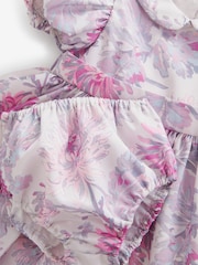 Laura Ashley Pink Newborn Pointon Fields Taffeta Floral Prom Dress - Image 3 of 4