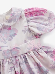 Laura Ashley Pink Newborn Pointon Fields Taffeta Floral Prom Dress - Image 4 of 4