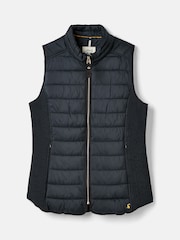Joules Whitlow Navy Blue Showerproof Padded Gilet - Image 5 of 5