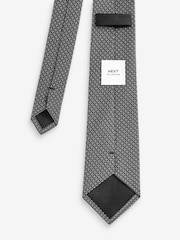 Gris Noir/anthracite - Lot 2 cravates et clips texturés - Image 5 of 8