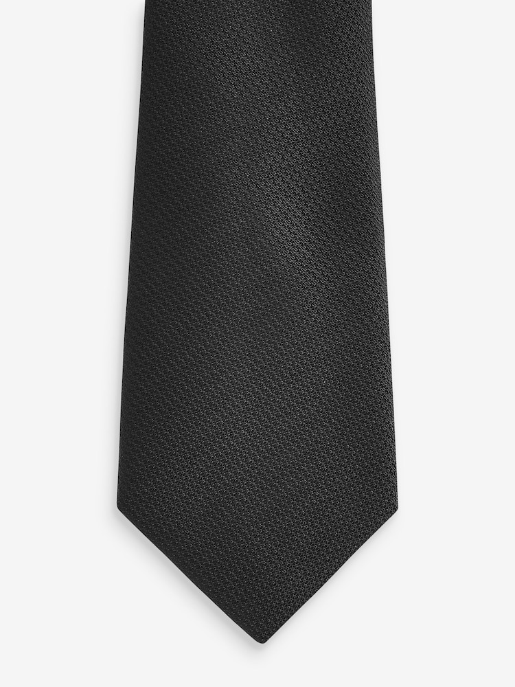 Negro/gris antracita - Textured Ties And Clips 2 Pack - Imagen 8 de 8 Negro/gris antracita - Textured Ties And Clips 2 Pack - Imagen 8 de 8