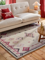 Natural/Pink Jadia Berber Rug - Image 2 of 8