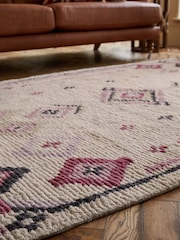 Natural/Pink Jadia Berber Rug - Image 3 of 8