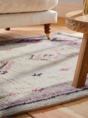 Natural/Pink Jadia Berber Rug - Image 5 of 8
