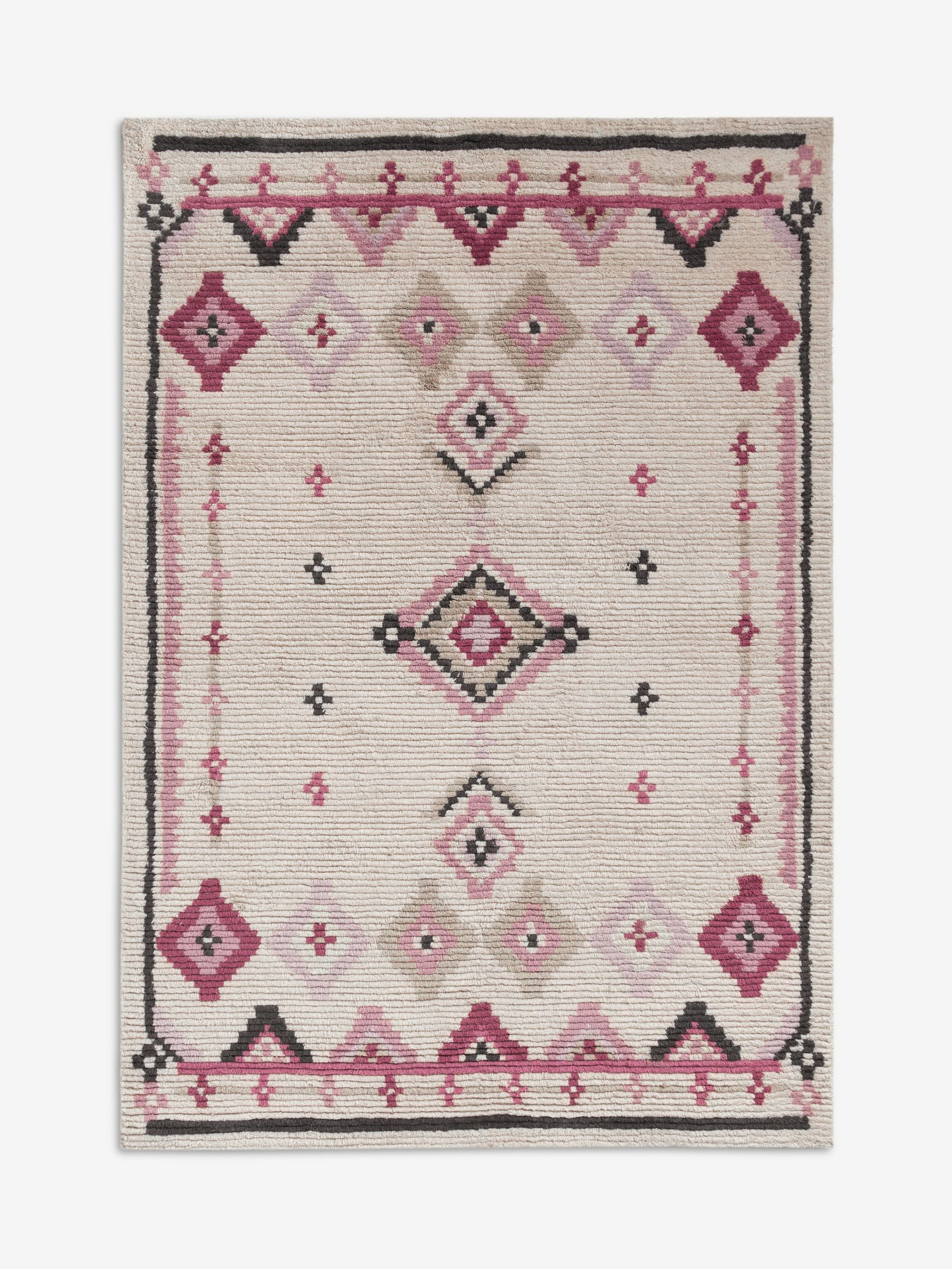 Buy Natural/Pink Jadia Berber Rug from the Next UK online shop