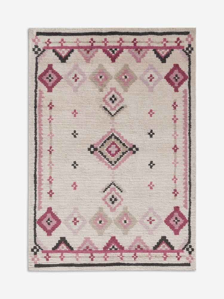 Natural/Pink Jadia Berber Rug - Image 8 of 8
