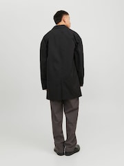JACK & JONES Black Smart Trench Coat - Image 2 of 5