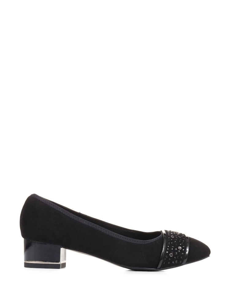 Pavers Pumps mit Blockabsatz, Schwarz - Bild 1 von 5 Pavers Pumps mit Blockabsatz, Schwarz - Bild 1 von 5