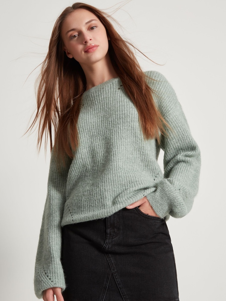 Kylie Teen Black Denim Mini Skirt - Image 1 of 5 Kylie Teen Black Denim Mini Skirt - Image 1 of 5