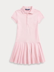 Polo Ralph Lauren Pink Stretch Pique Polo Dress - Image 1 of 2