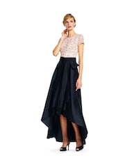 Adrianna Papell High Low Ball Black Skirt - Image 1 of 4