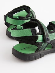 Grün/Schwarz - Leichte Trekker-Sandalen mit verstellbaren Riemen - Bild 3 von 5