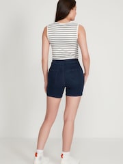 Kylie Teen Blue Denim Cycling Shorts - Image 2 of 6