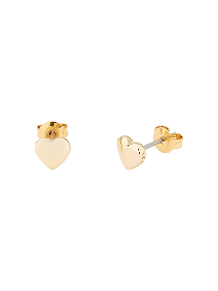 Buy Ted Baker Gold Tone HARLY: Tiny Heart Stud Earrings from the