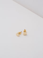 Ted Baker Gold Tone HARLY:  Tiny Heart Stud Earrings - Image 4 of 5