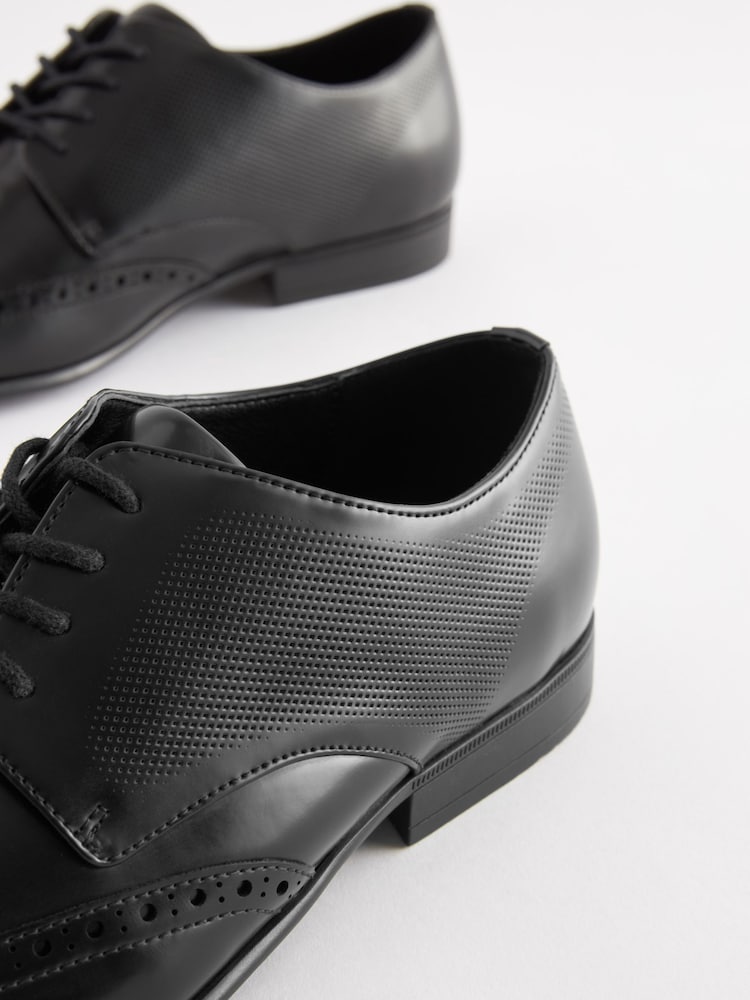 črna - Visoki svetleči brogues - Slika 6 iz 6
